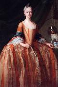 Giuseppe Bonito Portrait of Infanta Maria Josefa of Spain oil painting on canvas